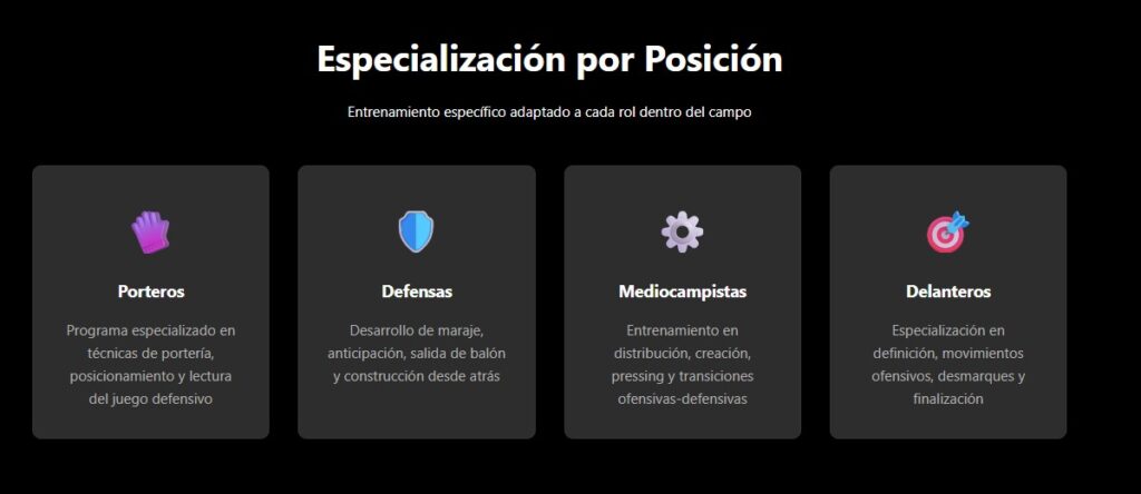 programa por posicion